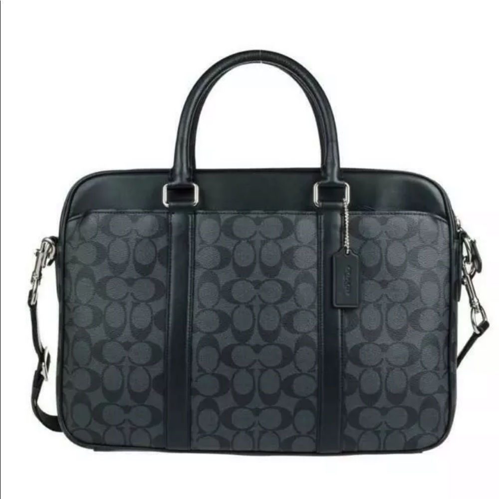 NWT Coach Perry Slim Brief Signature Canvas